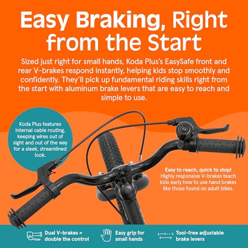 Image of Retrospec Koda Plus Kids Bike for Boys & Girls Ages 2-3 Years - 12 inch Children's Bicycle, Adjustable Seat & Handlebars, Removable Training Wheels, Front Hand Brakes, Rear Coaster Brake & Safety Bell