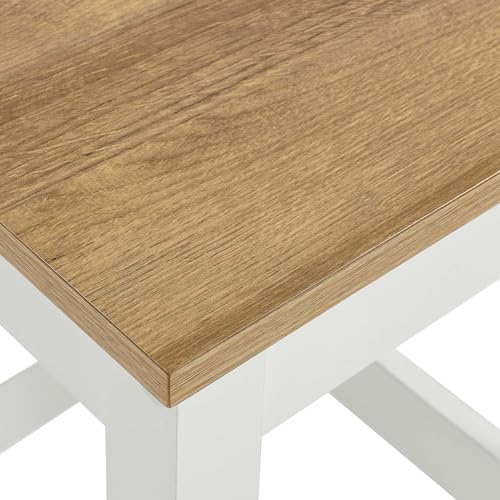 Modway Sunbrook Butaco para Barra de Cocina 22 pulgadas en Blanco Roble - Estilo Moderno miniatura 6
