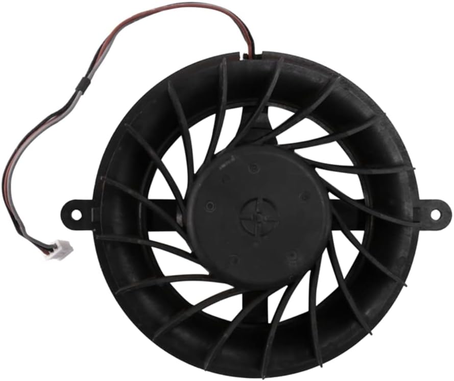 Replacement Internal Cooling Fan Cooler 17 Blades for Sony Playstation3 PS3 Slim 120G 160G 320G Console Fan Repair Parts (Black)