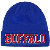 Buffalo Hat Classic Knit Beanie Hat for Women Men, Soft Stretch Cuffed Winter Thick Hats Skiing Beanies