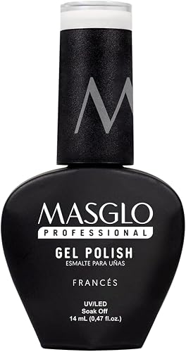 MASGLO Gel Polish High-Pigment Long-Lasting UV LED Gel Nail Color, Soak-Off Glos