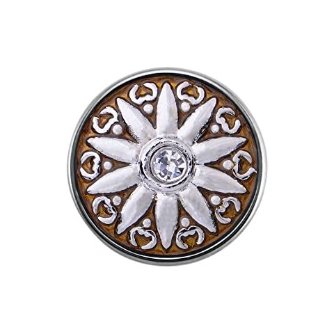 Bouton Pression Quiges Étoiles Fleur Cover