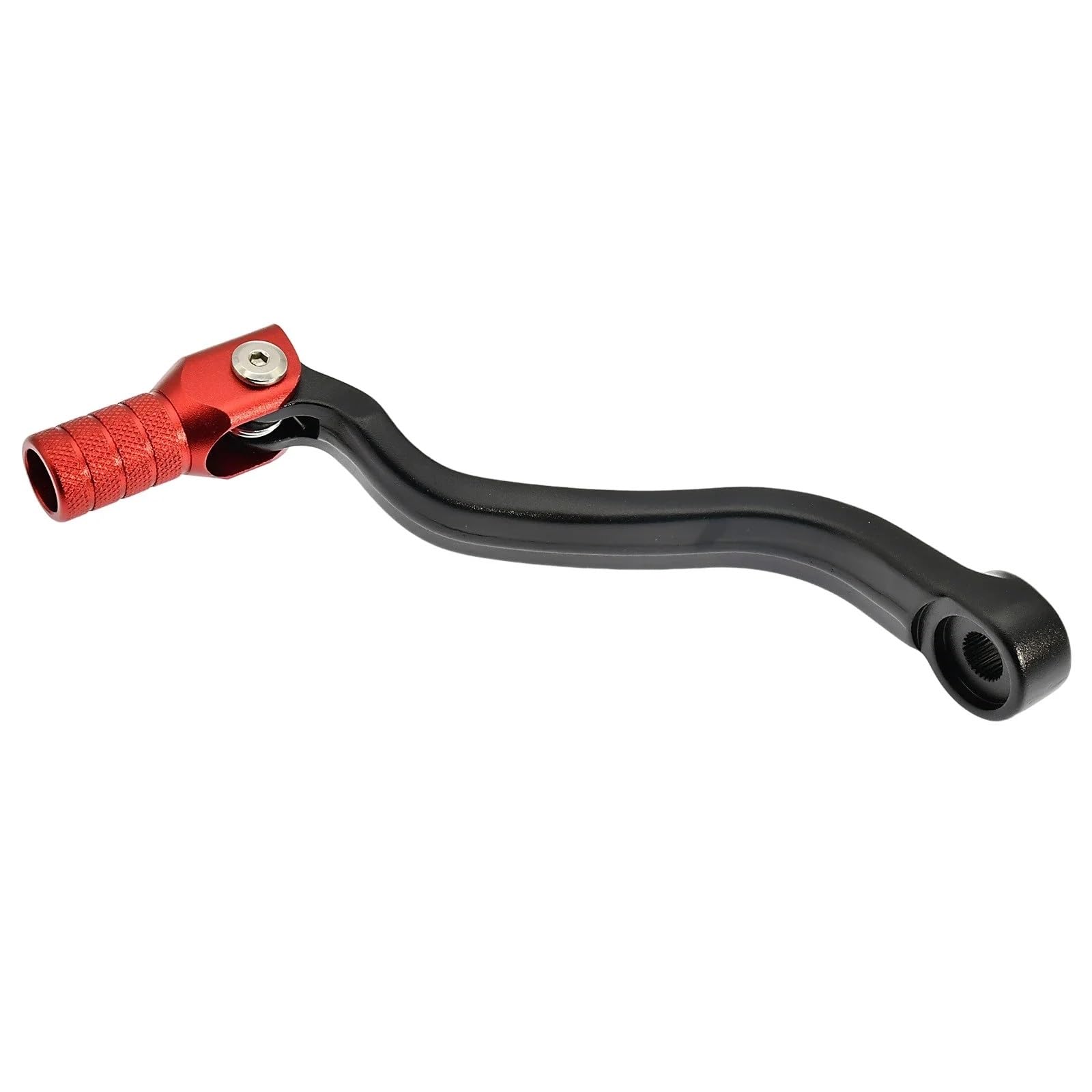 AQYHSOTW Folding Gear Shift Lever Pedal Fit for TE125 TE250 TC125 TC250 TE300 TX300 FC250 FC350 FE250 FE350 FX350 TE250i TE300i Black Starter Recoil(Red)