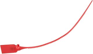 100pcs Nylon Plastic Cable Ties Plastic Long Wire Self-Locking Zip Trim Wrap Suitcase Shoes Bag Label Tag(Red)
