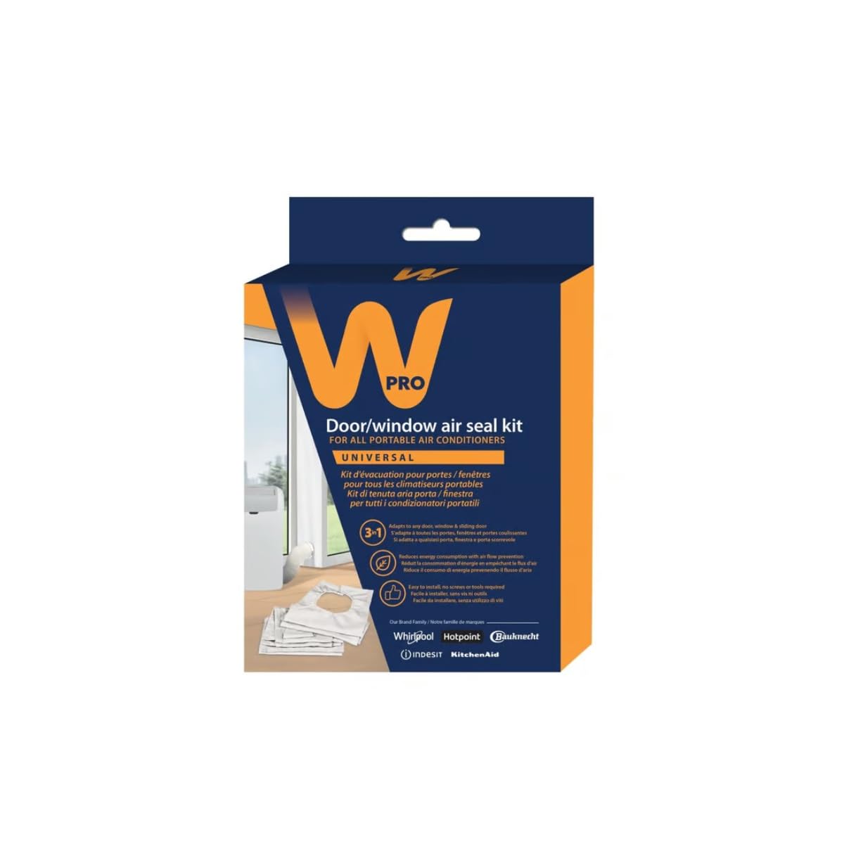 Kit calfeutrage fenêtre pour climatiseur mobile ASK023 bloque la chaleur