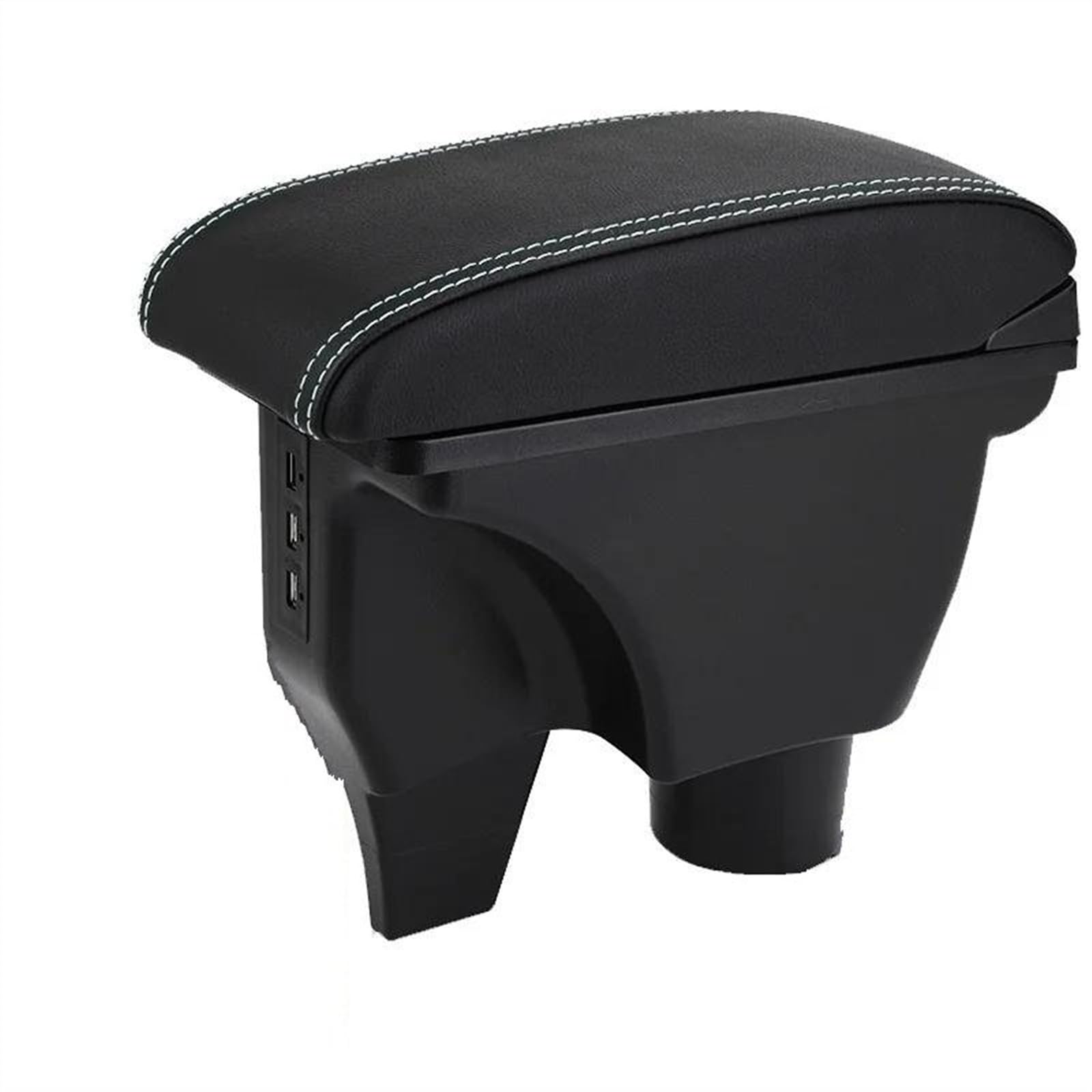 NOHEEU Car Armrest Box Accessories Interior Parts Details Storage Retrofit For Yaris For Vitz(B3Genuine leather)