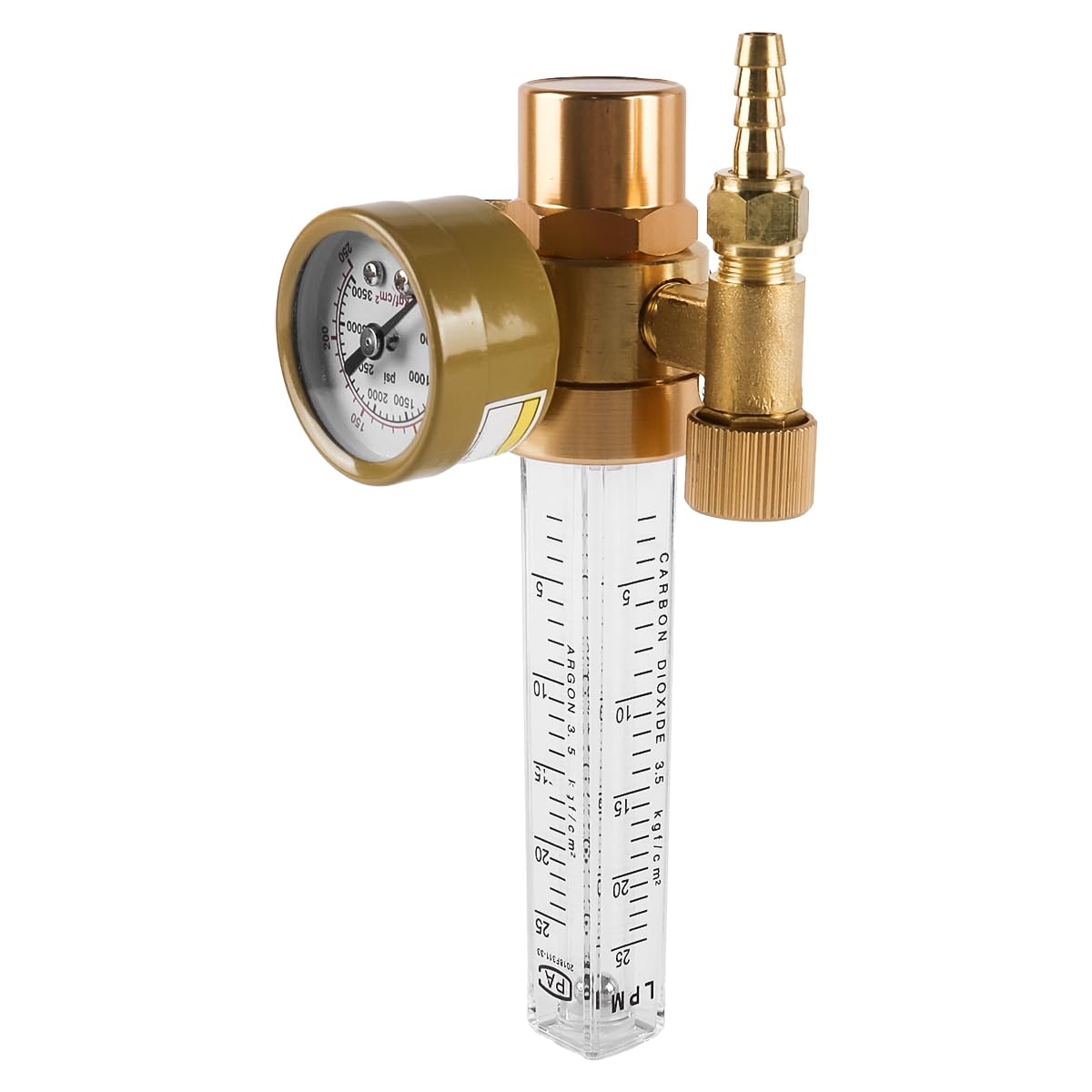 WANGCL Argon Flow Meter Regulator Comes with a Safety Valve Suitable for TIG Argon Arc Welding MIG Carbon Dioxide Welding Machine - Image 4