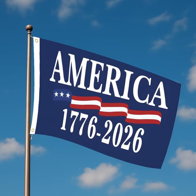 Bandera WENWELL 1776-2026 250 Aniversario 3x5 Pies Doble Cara miniatura 5