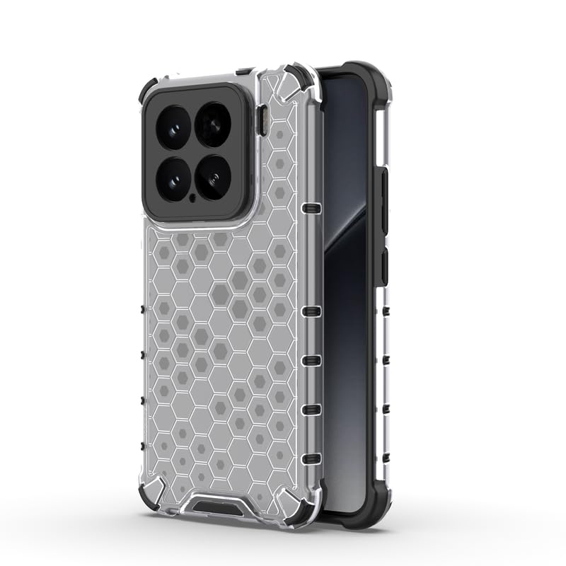 Image of Plastic Bumper Back Case Cover for Xiaomi 15 5G / Mi 15 5G (Transparent)