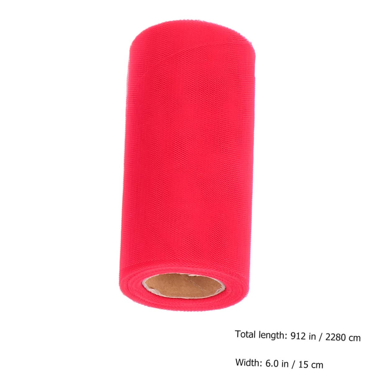 Rotolo di Tulle per Abiti da Sposa 7 Pezzi 15cm X 25 Yd | Poliestere, Uso Matrimonio e Banchetto, Pratico per Avvolgere e Creare Fiocchi, Stile Fashion
