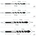 QWORK 5 Pcs Set (6, 6, 8, 10, 12mm) Multi-Material Drill Bit Set for Tile,Concrete, Brick, Glass, Plastic and Wood Tungsten Carbide Tip Best for Wall Mirror and Ceramic Tile on Concrete and Brick Wall