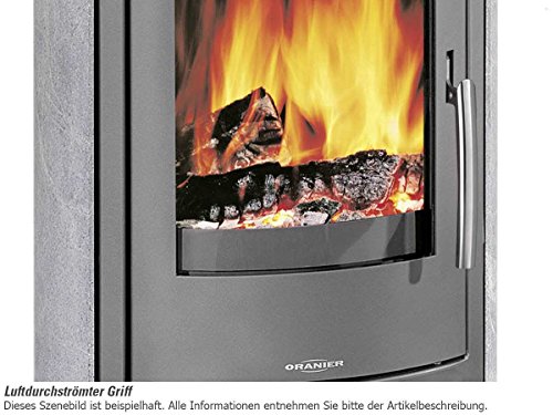 Oranier Polar Eck - 5476 81 Kaminofen Gussgrau Abdeckplatte Speckstein
