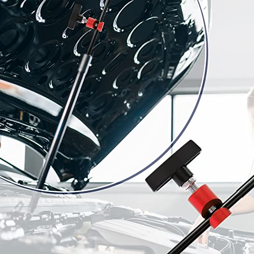 Image of Yahenda 4 Pcs 0.55 Inch Car Hood Prop Struts Clamp, Cars Lift Support Clamp Hood Lift Support Clip Strut for Car Rod Retaining Holder Tool