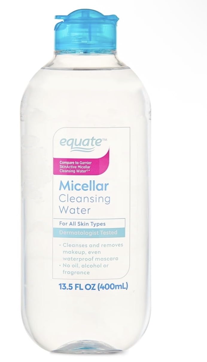 Equate Micellar Cleansing Water for All Skin Types, 400 mL
