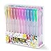 Produktbild HBselect 48 Stück Gelstifte Gelschreiber Set 0,5 mm inklusive Standard, Neon, Milchig, Glitzer, Metallisch Gel Pen für Künsterbedarf, Scrapbooking, Zeichnen, Basteln