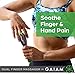 Gaiam Finger Massager Dual-Sided Hand Massage Roller Tool for Circulation, Stress, Arthritis and Hand Pain Relief