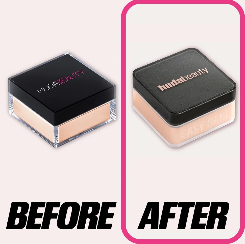 HUDA BEAUTY Original | EASY BAKE | Loose Baking & Setting Powder | Polvos sueltos que fijan el maquillaje | 20 gramos | by BELLA (CHERRY BLOSSON CAKE, 20.00 g (Paquete de 1))