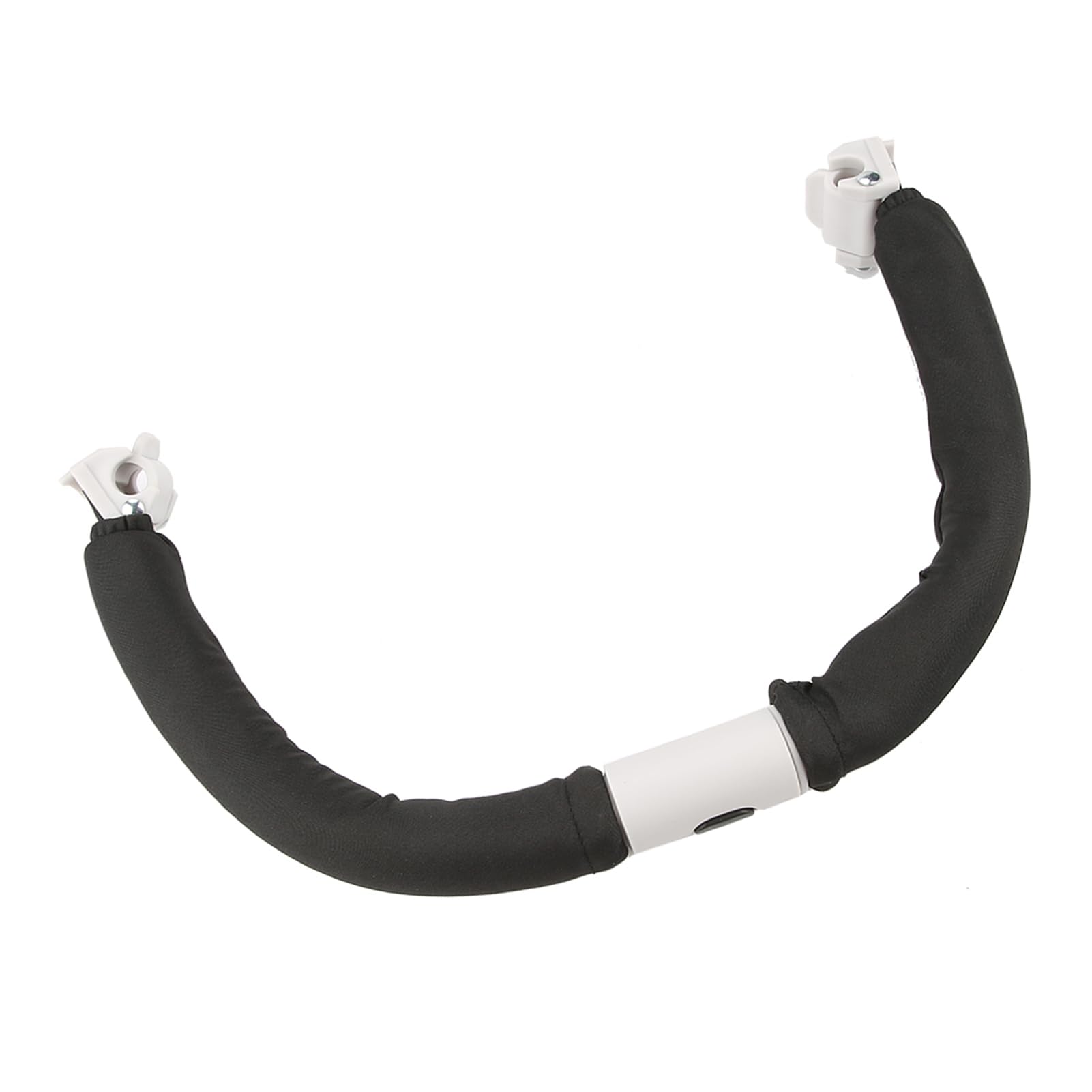 Manubrio con Barra Paraurti Regolabile Universale Yctze per Passeggini con Vassoio Snack per Passeggino (BLACK)