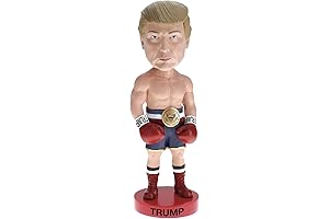Donald Trump Boxer Never Surrender Collectible Bobblehead Statue