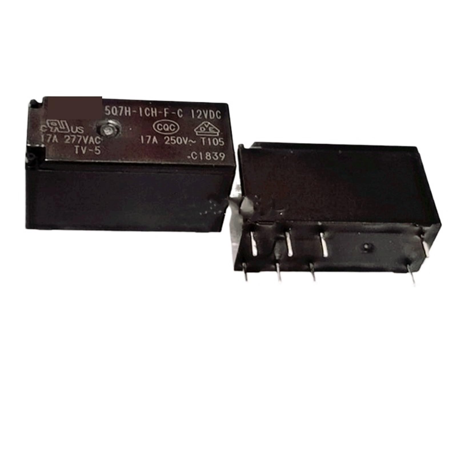 NWPNLXEA 1Pcs 507HN-1CH-F-C 507HN-1CH-F-C-12VDC 507HN-1CH-F-C-24VDC 8PINS 17A 12VDC 24VDC Power Relay(12V)