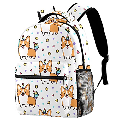 Sac à dos licorne galloise avec porte-bouteille pour loisirs et voyage