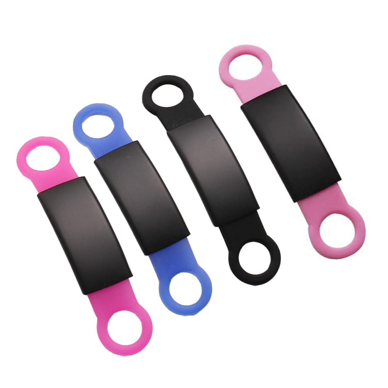 Yardwe 1set Durable Pet Identity Tag for Dogs and Cats Engravable Name Tags with Reserved for Easy Installation 4pcs