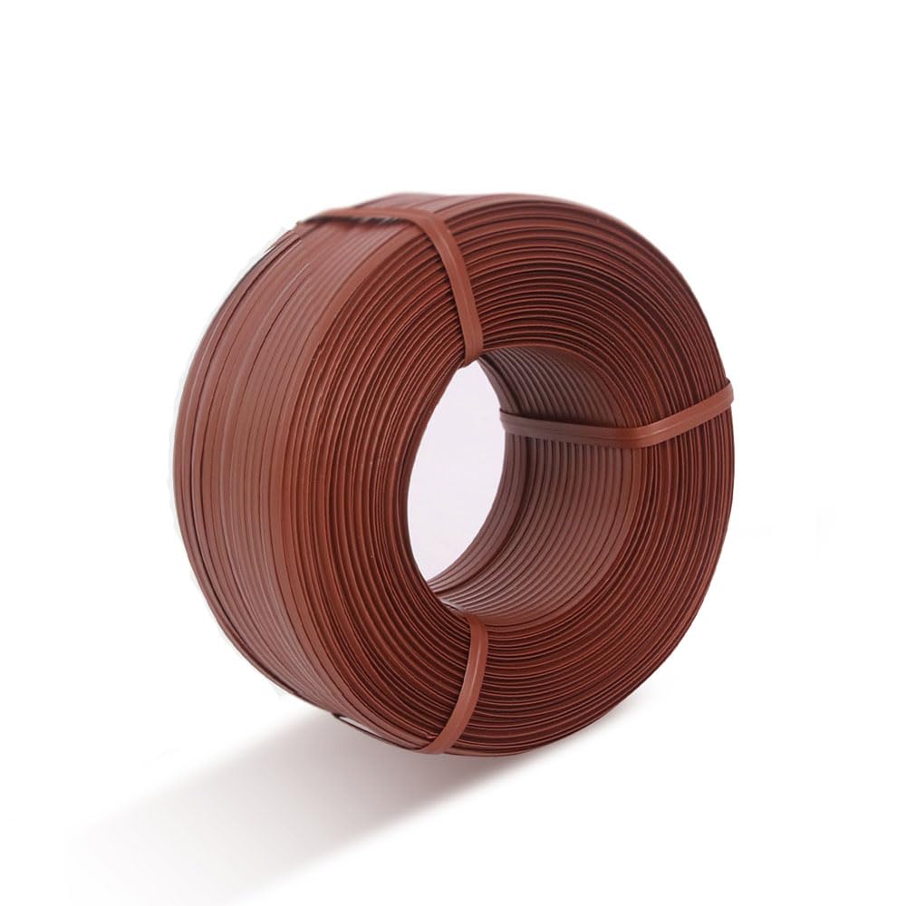 SWANSOFT Rollo de alambre plano desmontable, 90 m, 20 rollos, compatible con máquina de encuadernación eléctrica