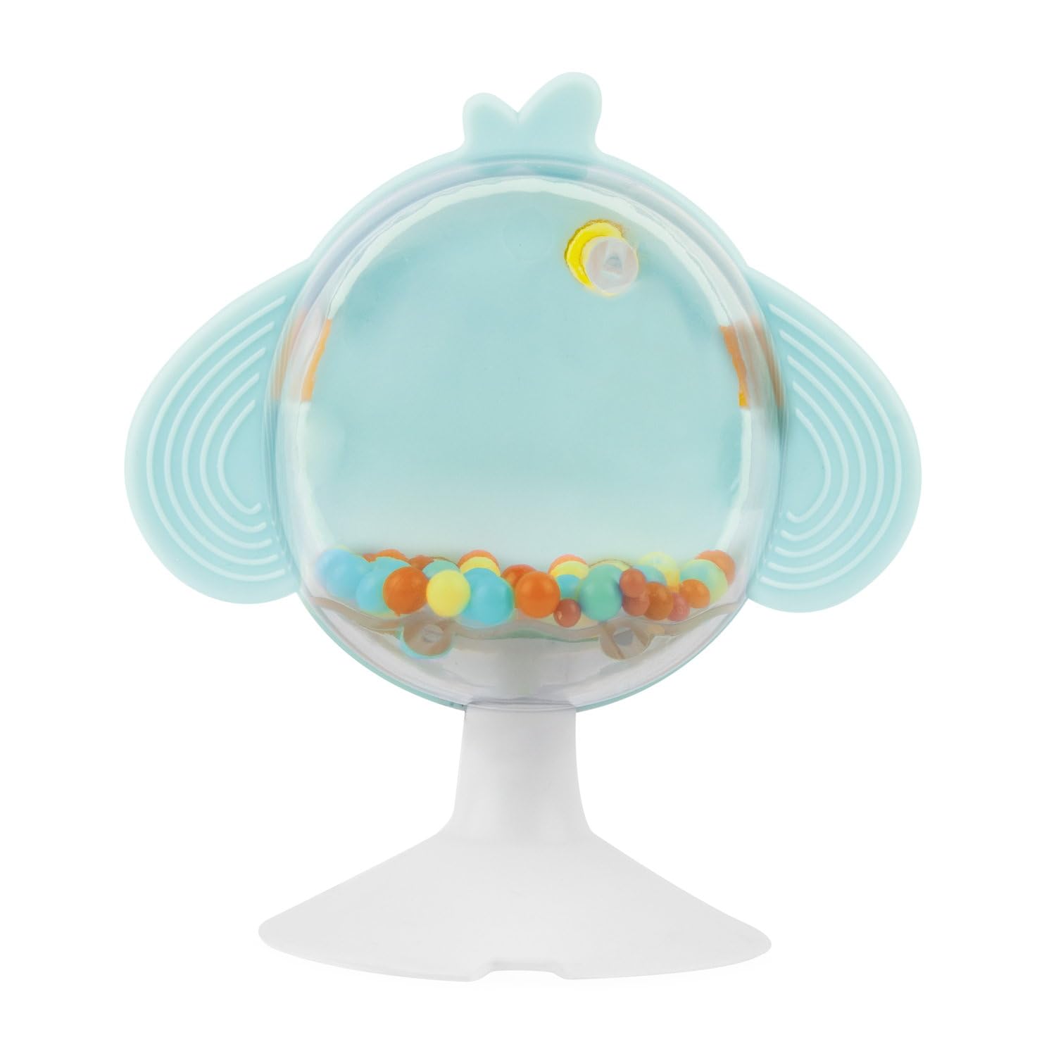 Set Regalo La Mia Prima Pappa Bavaglino Gioco Seggiolone Ventosa Pulcino Sonagli Colorati 6 Mesi+