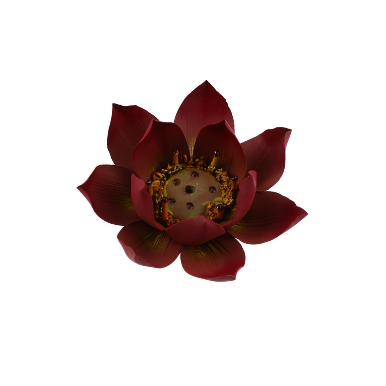 Zerodeko 2stücke Keramischer Lotus Räucherstäbchenhalter Handgefertigter Weihrauchbrenner Schnee-rot Dekorativ Für Teezimmer Und Zuhause Für Meditation Und Aromatherapie s Elegant Und