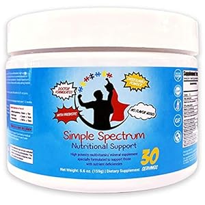Simple Spectrum Vitamin Supplement, Nutritional Support, No Added Sugars or Artificial Ingredients