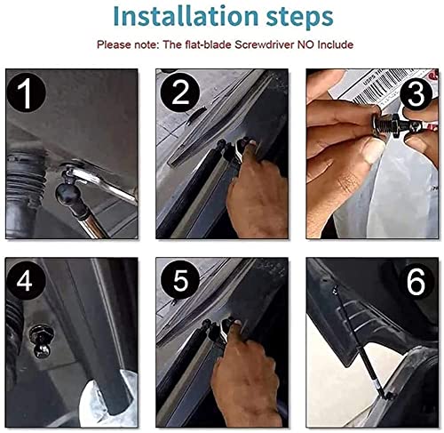 Miniatura 7 de JYHMT-Car Rear Tailgate Shock Rod Struts Boot Gas Springs Support Lift Struts for F-ord S-Max Minivan 2006-2014