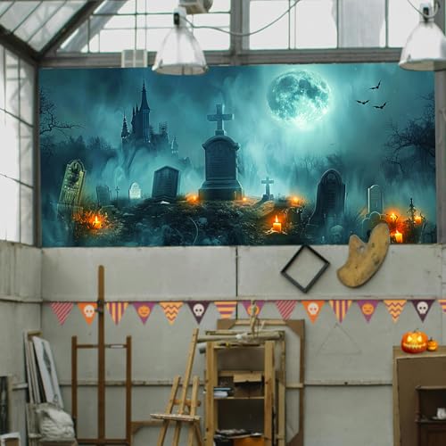 Película decorativa para ventana HOMETITUTE de Halloween 39.3x17.7 miniatura 7