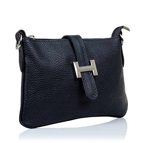 FIRENZE ARTEGIANI Dames echt lederen schoudertas. Dollaro Finish lederen handtas Soft Touch Made in Italy VERA ITALIAN… - Image 3