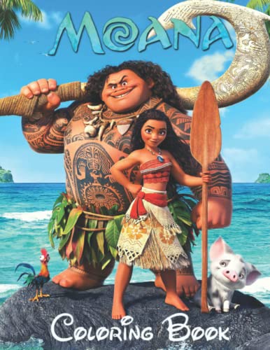 MoanÃ  Colouring Book: Amazing MoanÃ  Coloring Pages for Kids to Relax and Have Fun, Great Gift Idea for MoanÃ  Fans!