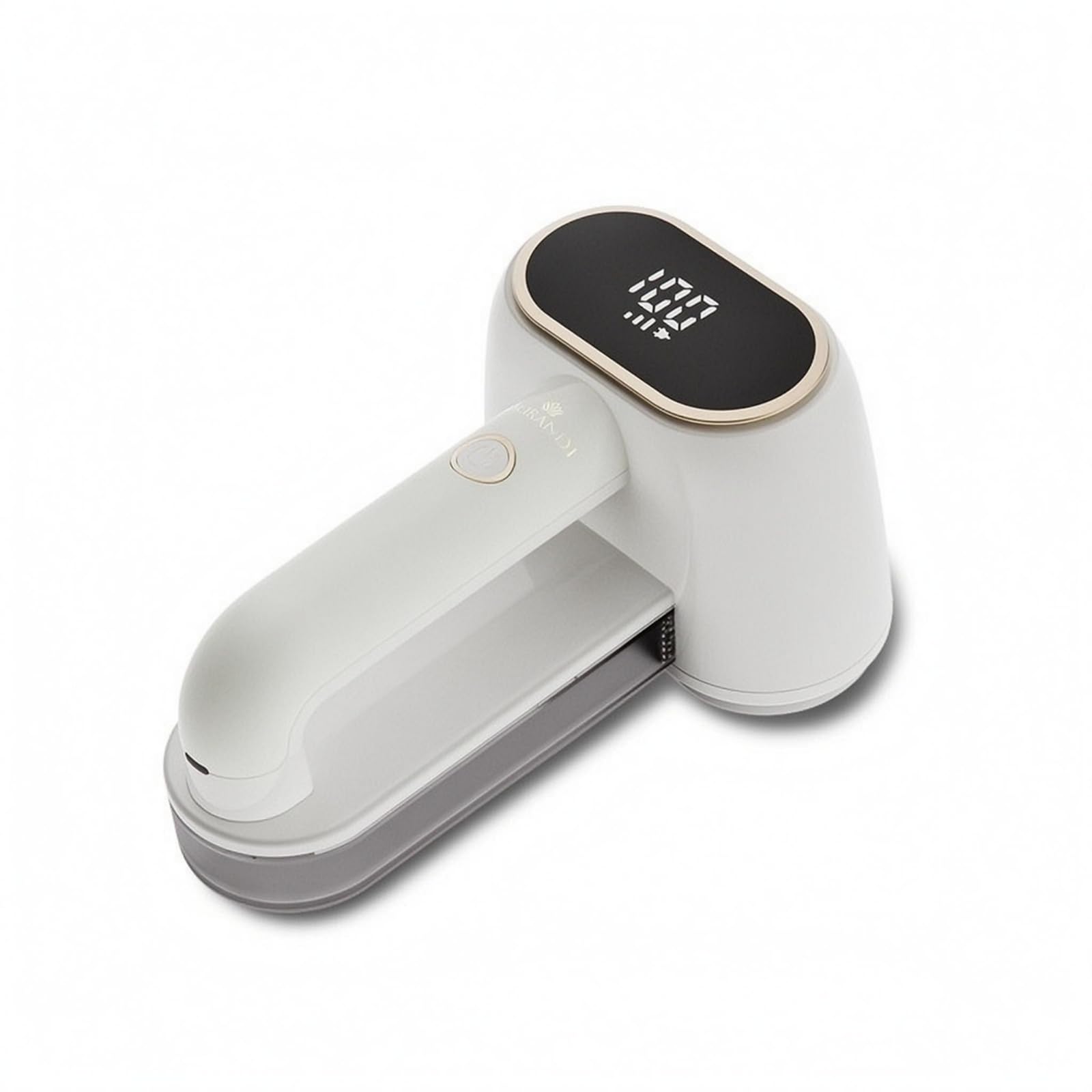 Rasoio Levapelucchi Elettrico Portatile Doppia Testa Depilatore Tessuti Dispositivo Antipilling Display Digitale Ricarica USB Manico Curvo Adatto per
