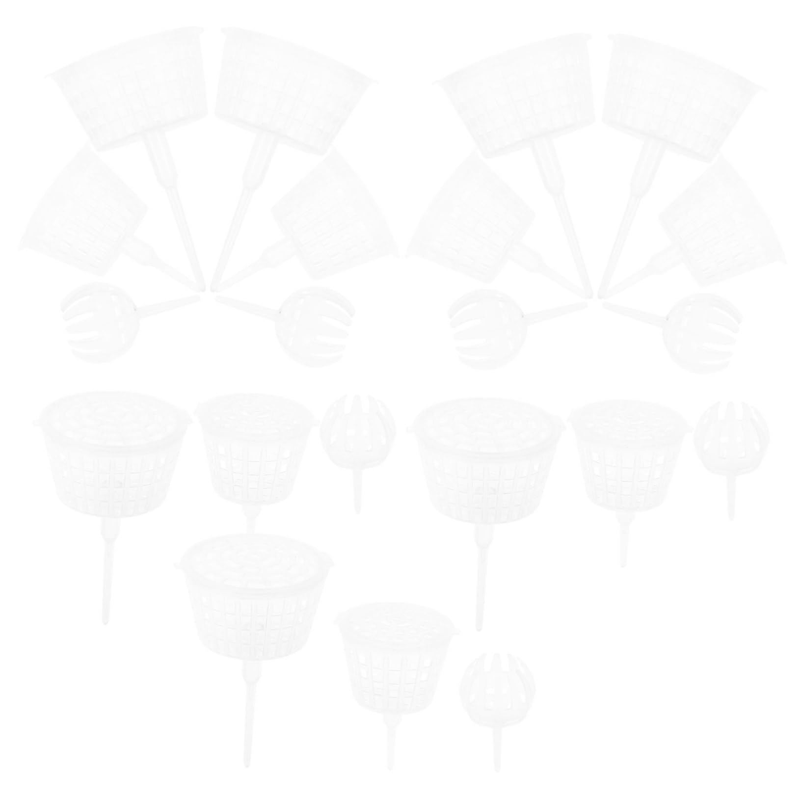 Toyvian 15 Pièces Boîtes de Fertilisation Plastique pour Plantes Bonsai Bacs avec Couvercle Outils de Jardinage Pratiques et Réutilisables