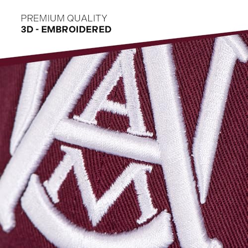 Gorra bordada con visera ajustable color maroon miniatura 3