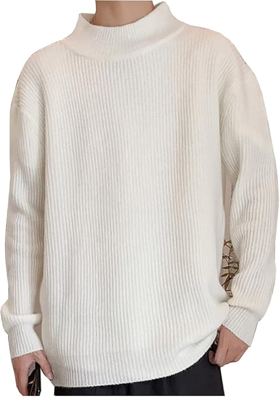 Amazon セーター メンズ 長袖 ハーフハイネック ニットセーター 暖かい 防寒 カジュアル セーター 春秋冬 セーター 通販