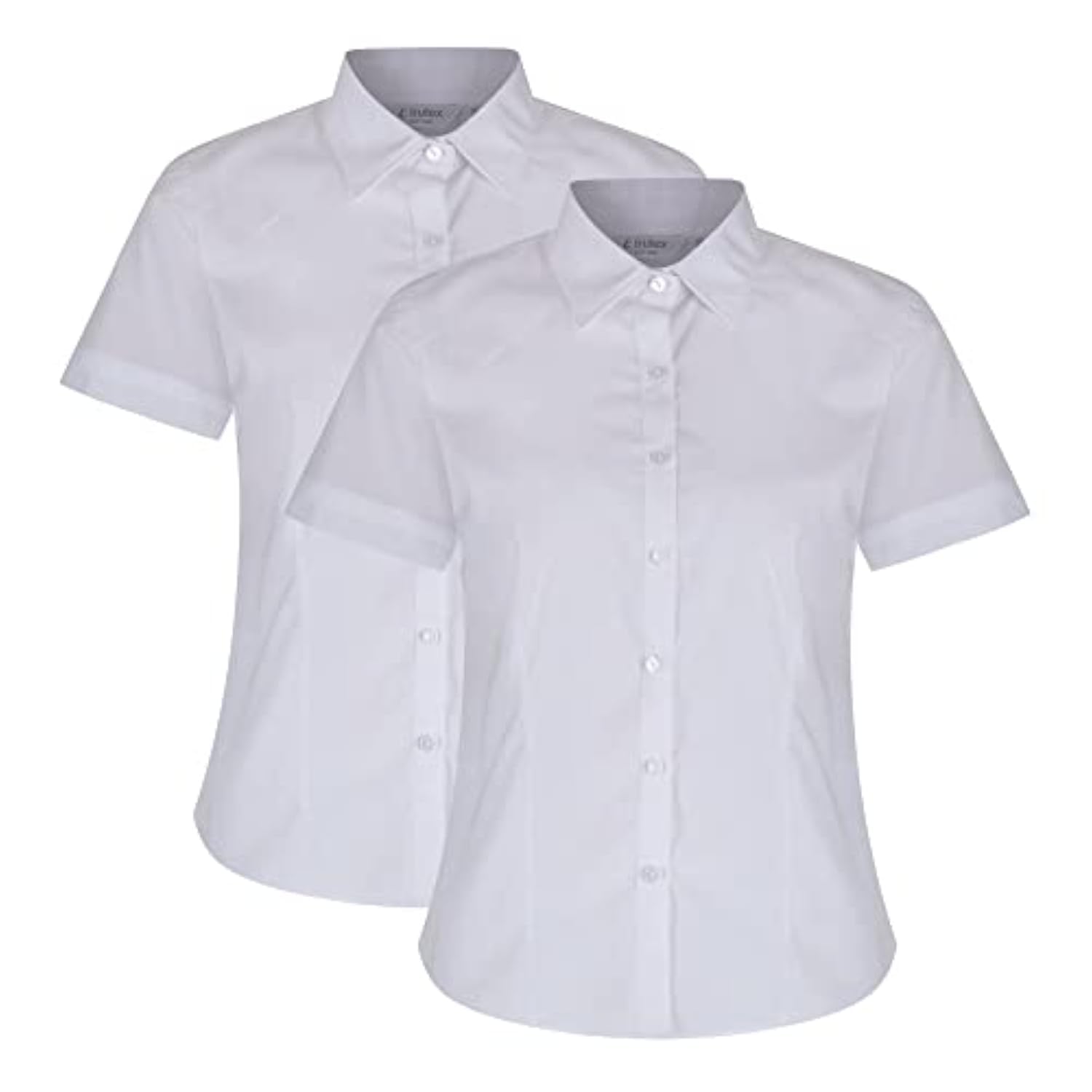 Trutex Girl's SSB-WHT-34 School Top, White (White White), 13 Years (Manufacturer Size: 34)