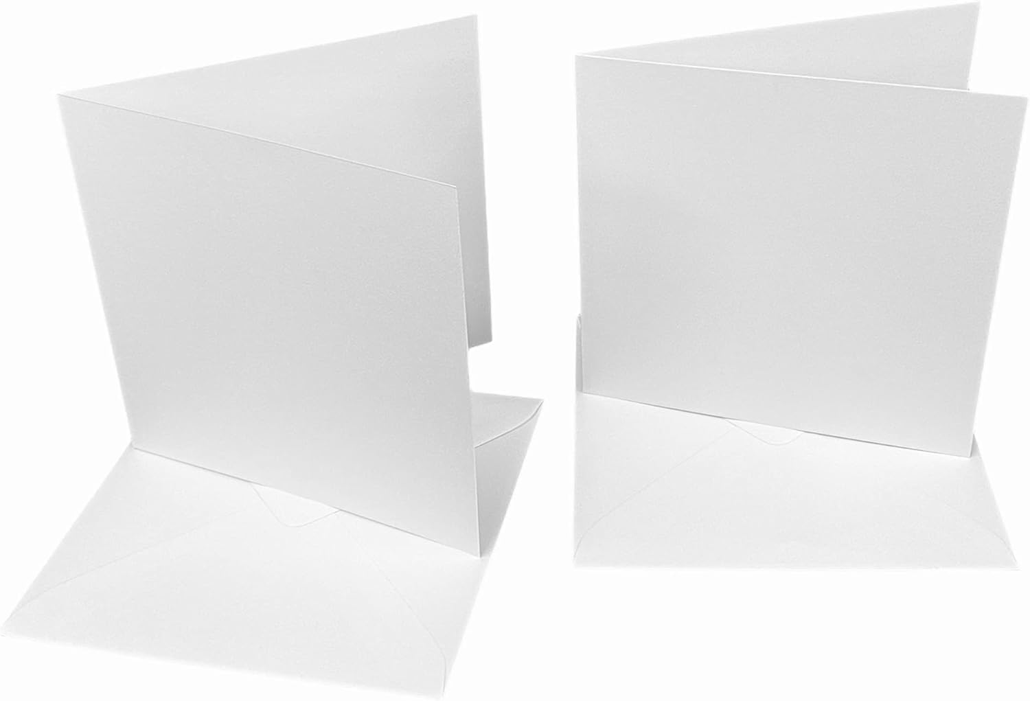 DJP Pack of 50 7" x 7" 300gsm Blank Cards & Envelopes - Pre-folded for Easy Folding-image-19