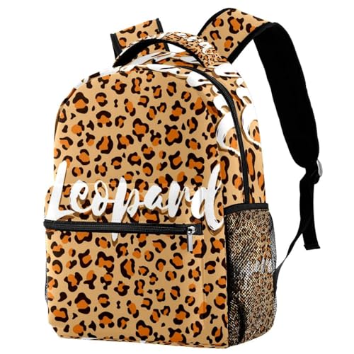 Sac de voyage décontracté imprimé léopard pour les cours et weekend