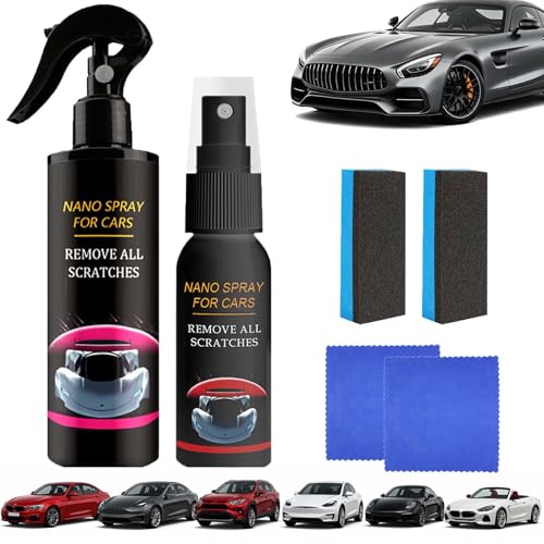 Nurafix Auto Spray Kratzer Entfernen Nurafixauto Nano Spray für All Scratches Quick Effect Coating Agent Auto-Beschichtungs-Sprays Glanz & Schutz für Glanz und Schutz Schnelle Wirkung (MIX)