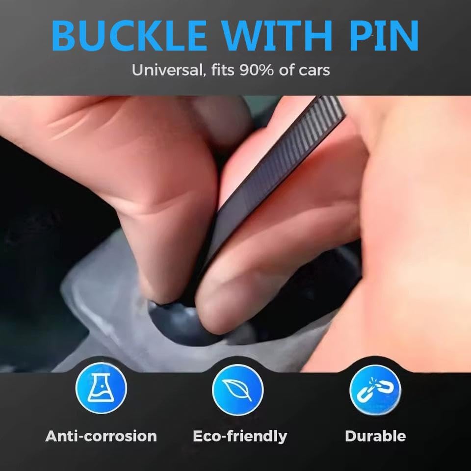 Nylon Universal Cable Tie Buckle for Car 100pcs Heavy - image 5