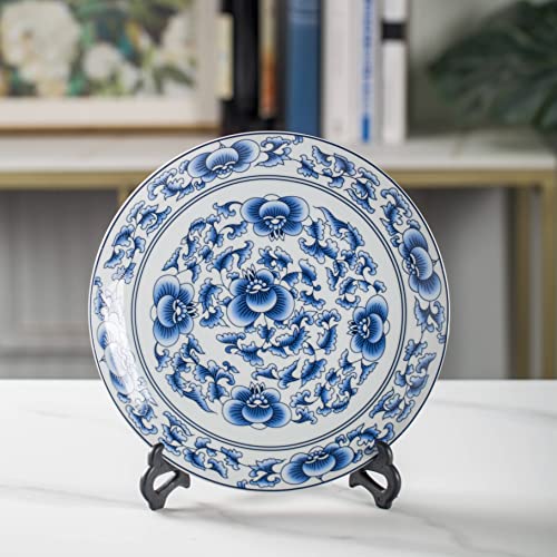 Jdzjybqx Traditional Blue And White Porcelain Decorative Plates thumb #4