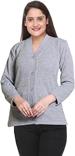 Women Sweater for Winters Woolen Full Sleeve V Neck Cardigan Sweater for Women Winter Woollen Stylish-picture-30