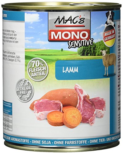 MAC's Mono Sensitive Lamm, 6er Pack (6 x 800 g)