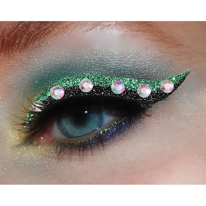 Eyeliner Sticker, 5 pares de adhesivos para ojos con brillo miniatura 3