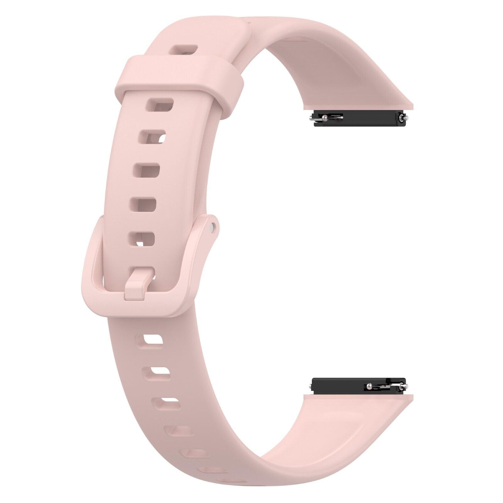 Panda Bobo For Huawei Band 7 (LEA-B19) Replacement Silicone Sport Watch band Strap (Light Pink) - Image 3