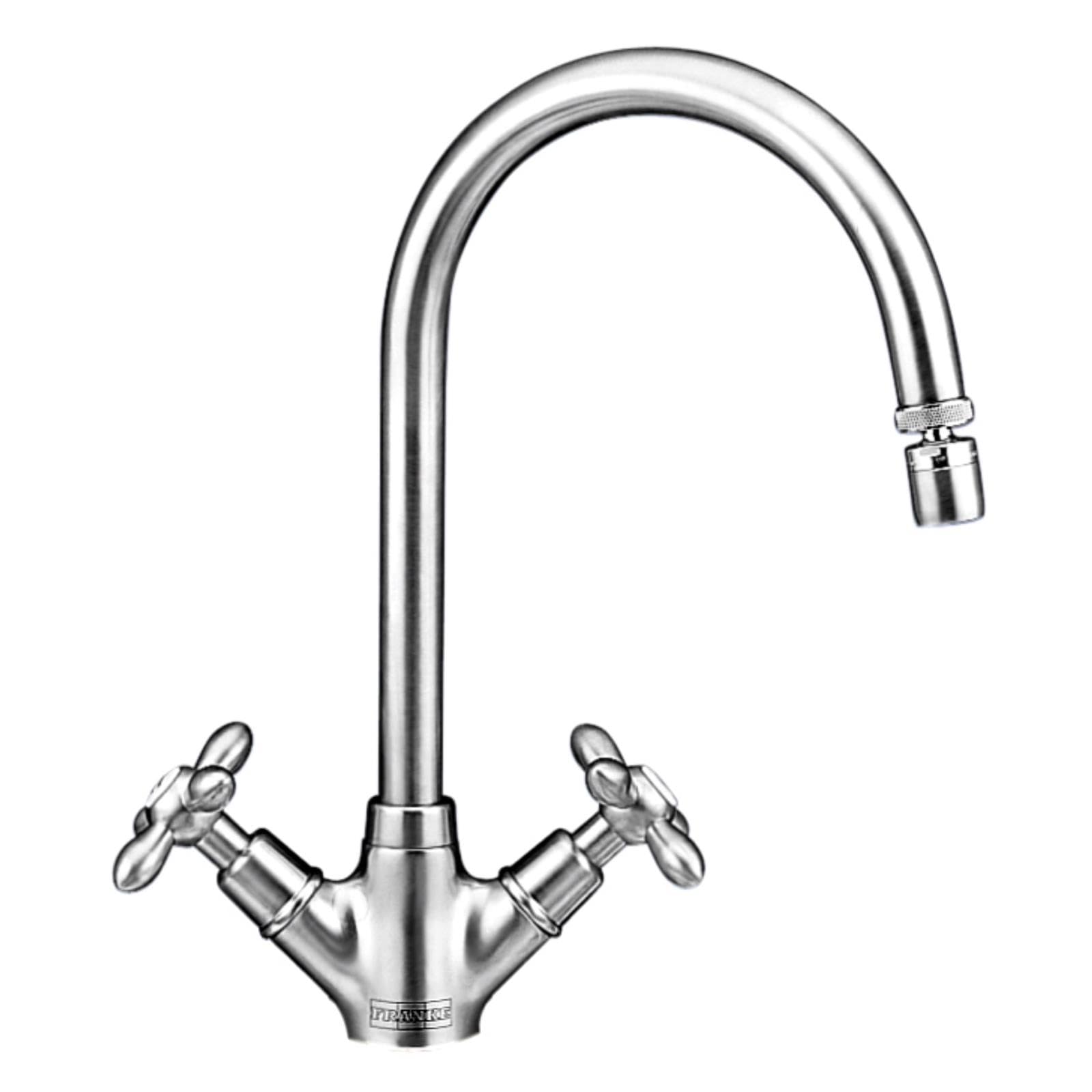 Franke Silver Rotaflow Mixer Tap, Chrome | 115.0251.257