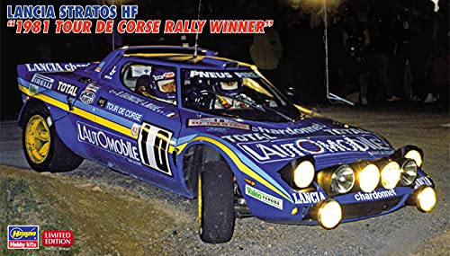 Lancia Stratos HF Hasegawa 1:24 maquette de voiture du Tour de Corse 1981